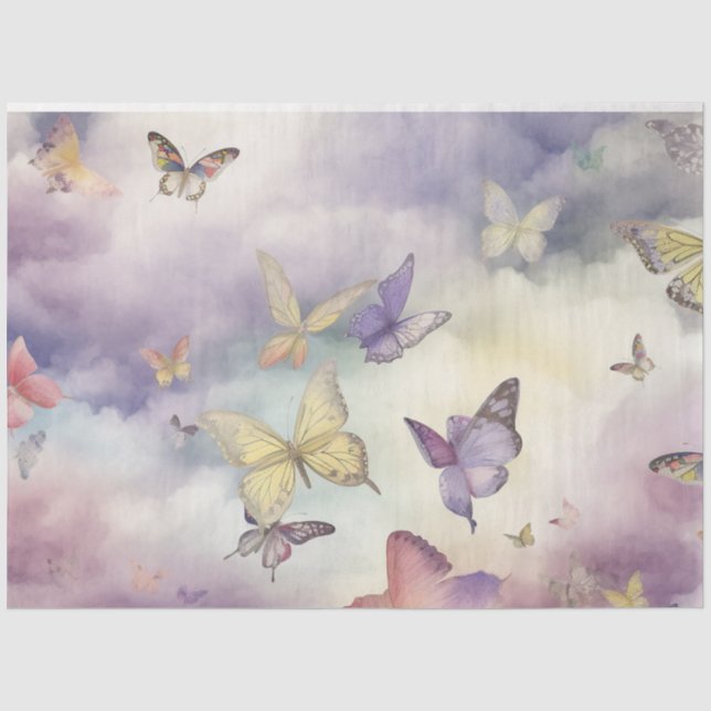 A Heavenly Butterfly Series Design 13 Tissue Paper (Front)