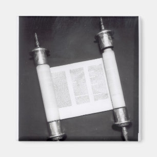 A Hebrew Scroll Magnet