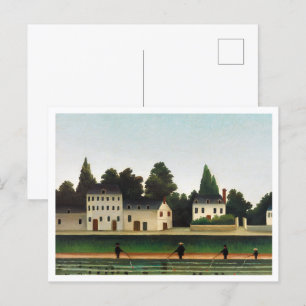 A Henri Roussou's famous painting landscape Postcard