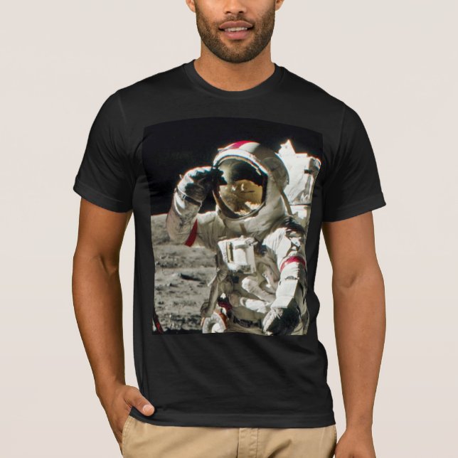 A Hero's Salute From Apollo 17 II T-Shirt (Front)