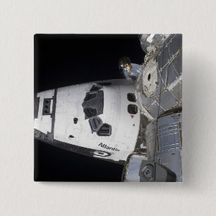 A high-angle view of the crew cabin 15 cm square badge