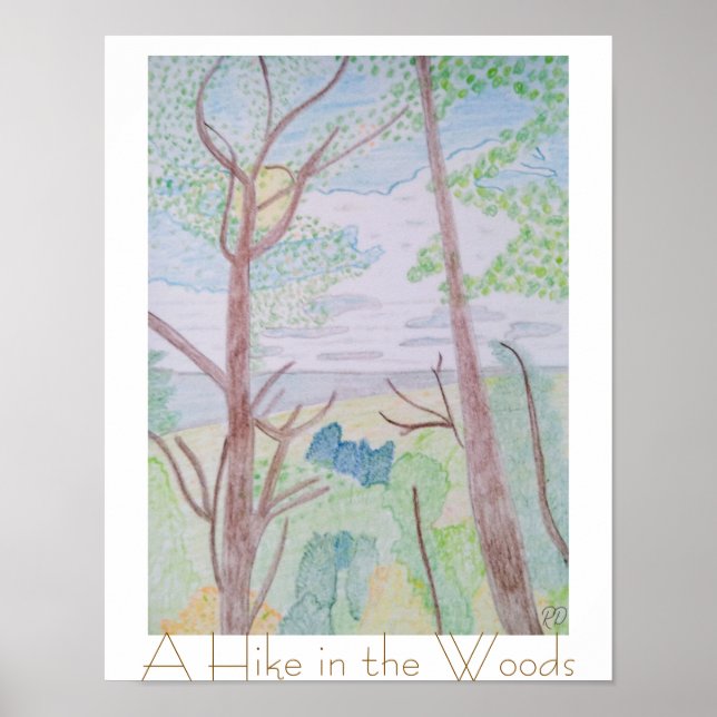 A Hike in the Woods Poster (Front)