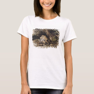A Hilly Landscape with Figures Approaching a Bridg T-Shirt