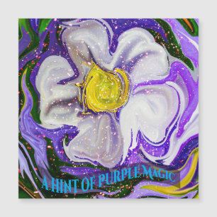 A hint of purple Magic - Flower power