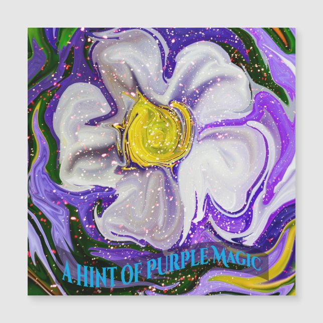 A hint of purple Magic - Flower power (Front)