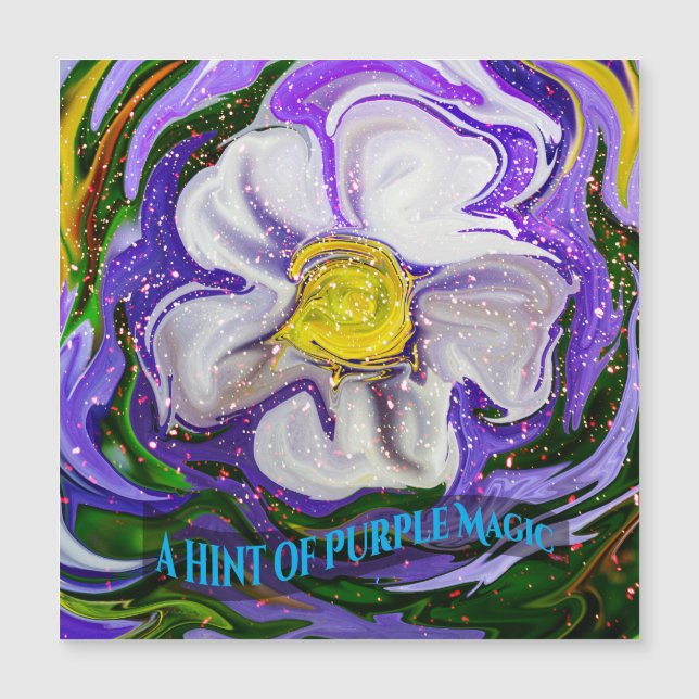 A hint of purple Magic - Flower power (Front)