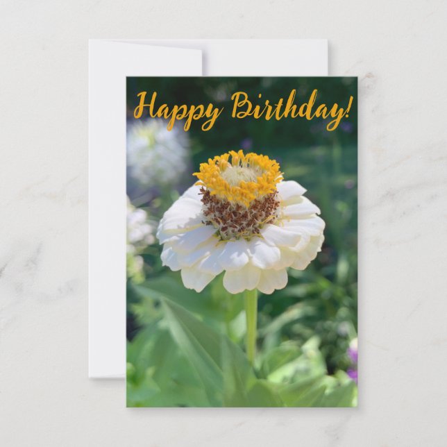 A Hint of Z "Happy Birthday!" card (Front)