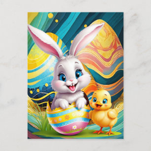 A HIPPITY HOPPITY EASTER TO YOU HOLIDAY POSTCARD