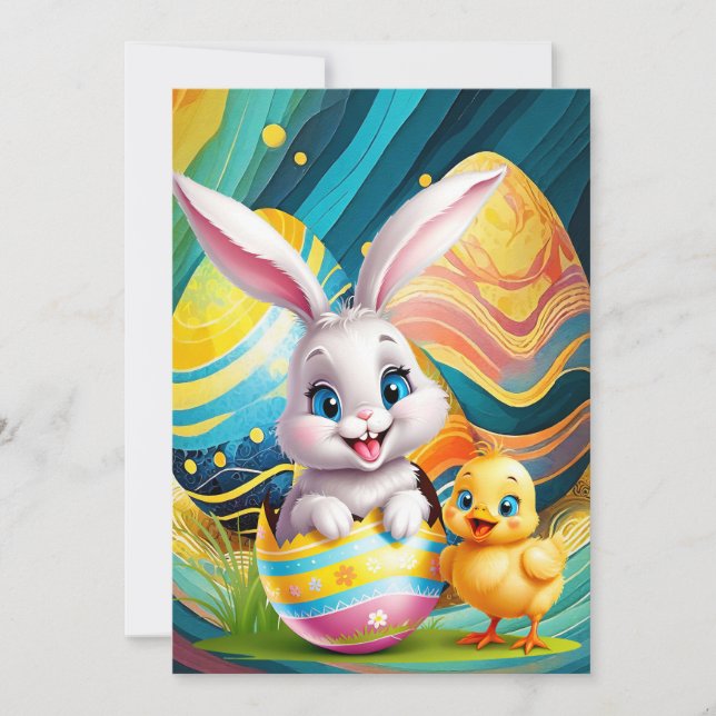 A HIPPITY HOPPITY EASTER TO YOU INVITATION (Front)