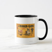 "A Hired Girl" Comedy Success Theatre Poster