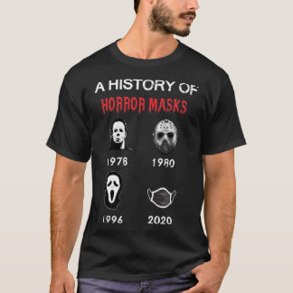 a history of halloween masks T-Shirt