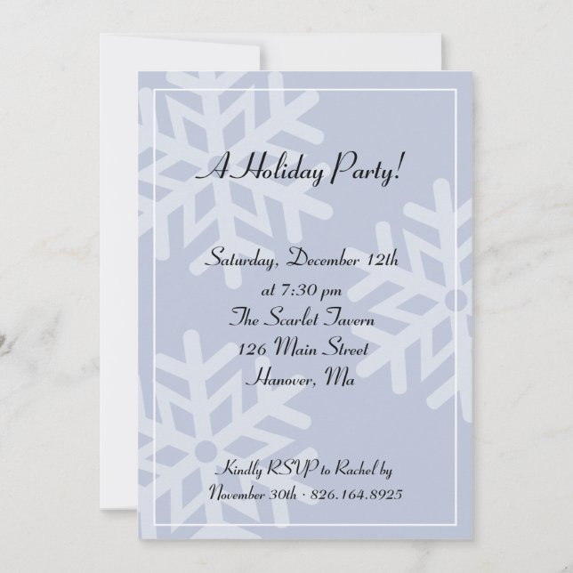 A Holiday Party! Invitation (Front)
