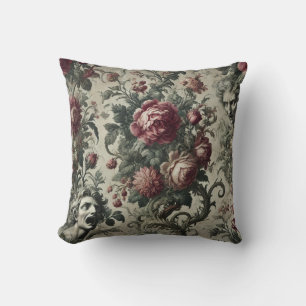 🌹 A Hollow Inheritance – Gothic Victorian Cushion
