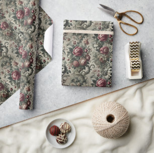🌹 A Hollow Inheritance – Gothic Victorian Wrapping Paper
