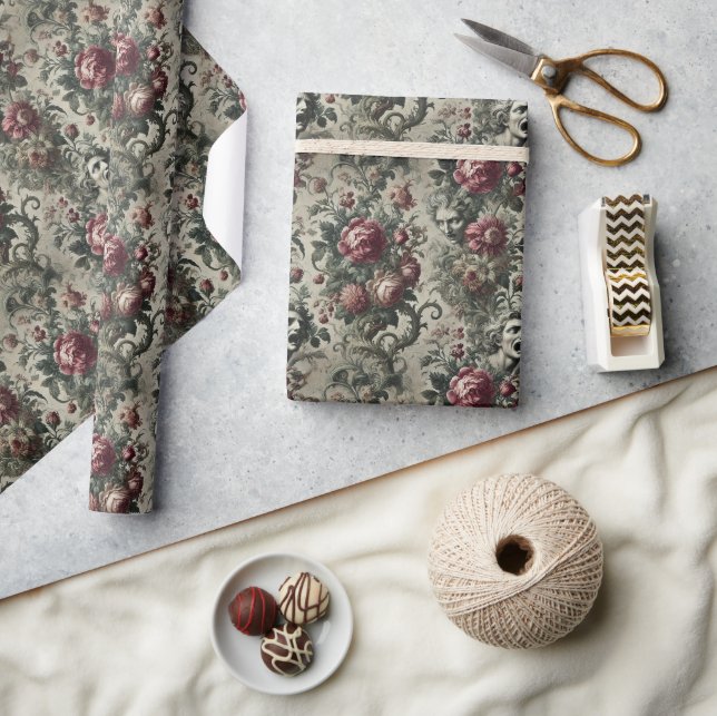 🌹 A Hollow Inheritance – Gothic Victorian Wrapping Paper (Crafts)