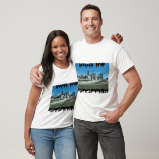 A hooded sweatshirt with downtown Cincinnati . T-Shirt