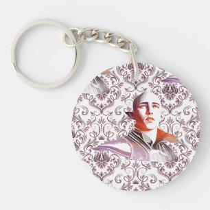 A Hopeful Wolf Keychain