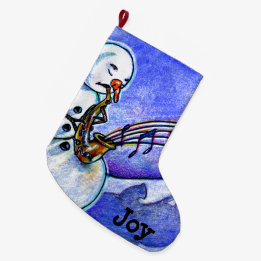 A Horn for Playing Large Christmas Stocking