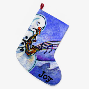 A Horn for Playing Large Christmas Stocking