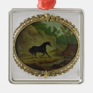 A Horse Frightened by a Snake, 1792 (oil on canvas Metal Ornament