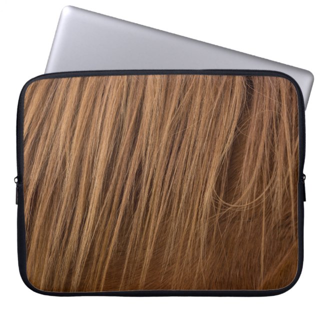 A Horse Mane Laptop Sleeve (Front)