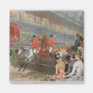 A Horse Race, 1886 Magnet