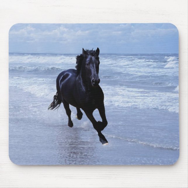 A horse wild and free mouse pad (Front)