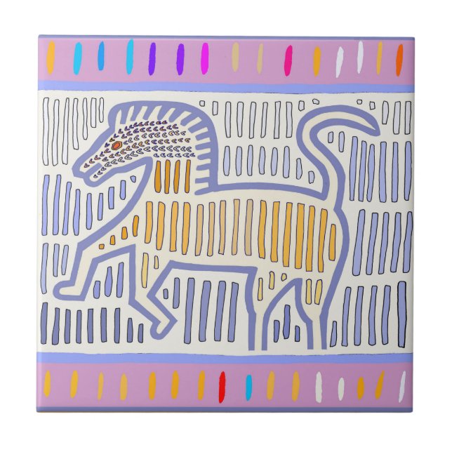 A Horse With No Name Ceramic Tile (Front)