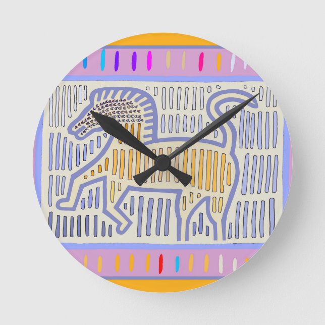 A Horse With No Name Round Clock (Front)