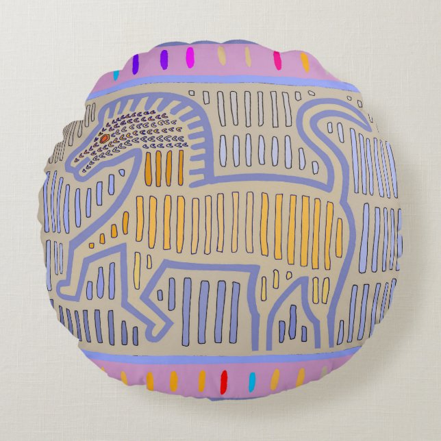 A Horse With No Name Round Cushion (Front)