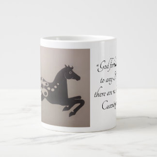 A Horseman's prayer Large Coffee Mug
