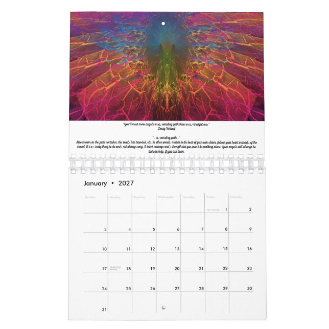 A Host of Angels Calendar (Jan 2027)