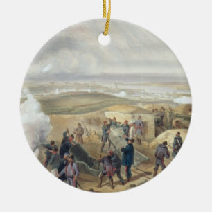 A Hot Day in the Batteries, plate from 'The Seat o Ceramic Tree Decoration