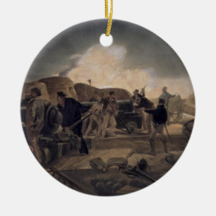A Hot Night in the Batteries, plate from 'The Seat Ceramic Ornament