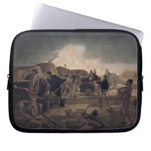 A Hot Night in the Batteries, plate from 'The Seat Laptop Sleeve