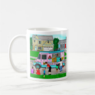 A Hot Summer Day A Whimsical Illustration Coffee Mug