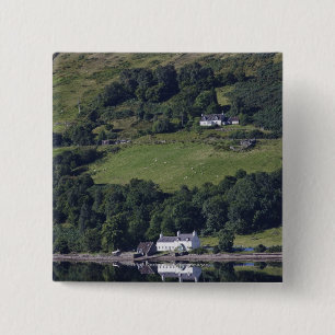 A House Along The Water 15 Cm Square Badge