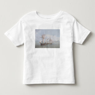 A Hoy and a Lugger with other Shipping on a Calm S Toddler T-Shirt