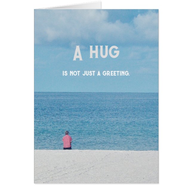 "A hug..................." (Front)
