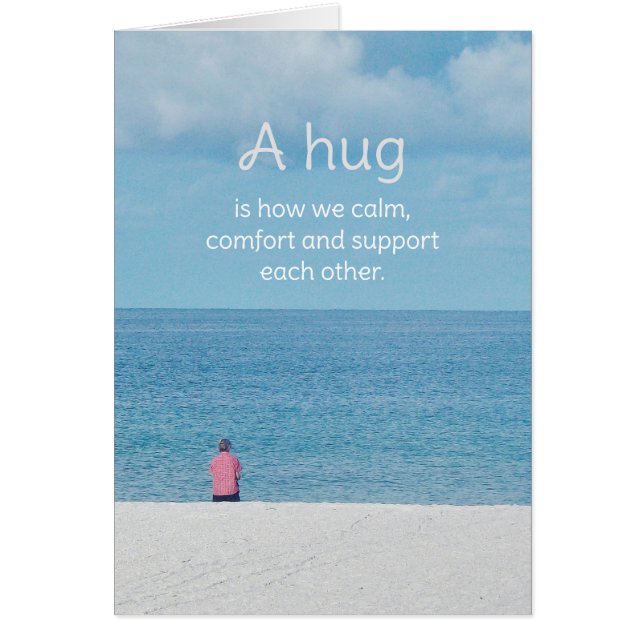 "A hug..................." (Front)