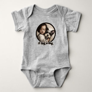 A Hug a Day Baby Bodysuit