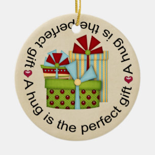 A hug ceramic tree decoration