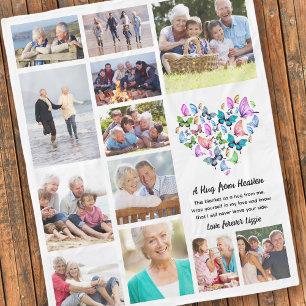 A Hug From Heaven Photo Memorial Keepsake  Fleece Blanket