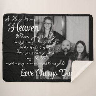 A Hug From Heaven Sherpa Blanket