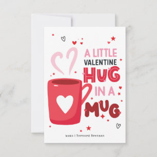 A Hug in a Mug Valentine’s Day Photo Card