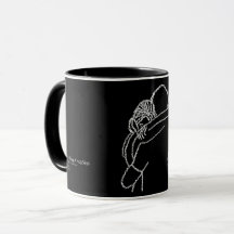 A Hug Is A Home - Black Combo Mug - Reena Doss