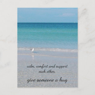 "A hug..................." Postcard