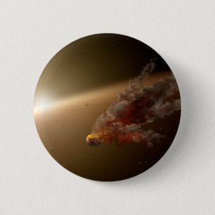 A Huge Eruption Around Star Ngc 2547-Id8. 6 Cm Round Badge