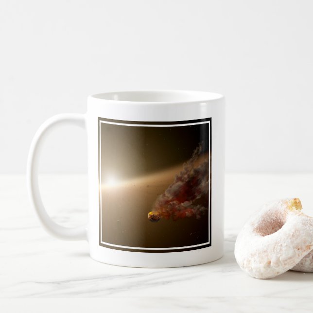 A Huge Eruption Around Star Ngc 2547-Id8. Coffee Mug (With Donut)