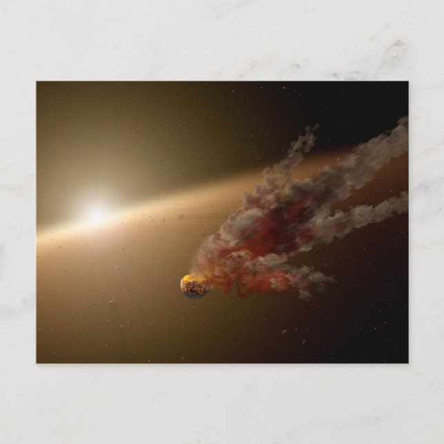 A Huge Eruption Around Star Ngc 2547-Id8. Postcard (Front)